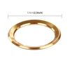 Car Aluminum Steering Wheel Decoration Ring For BMW(Gold)
