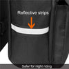 Outdoor Bicycle Motorcycle Mountain Bike Rear Pack Bag After Riding Shelf Bag(Orange Edge)