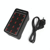 XLD-A7 100W 15 USB Ports Fast Charger Station Smart Charger, AC 110-240V, Plug Size:UK Plug