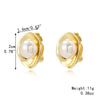 E2208-7 Drag Colorful Pearls Baroque Earrings Pearl Ear Clip Women Without Ear Piercing