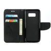 For Galaxy S8 Butterflies Embossing Horizontal Flip Leather Case with Holder & Card Slots & Wallet & Lanyard(Black)