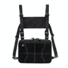 Multi-functional Chest Bag for Outdoor Sports Portable Storage Backpack(Black)