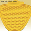 Silicone Carrot Licking Mat for Dogs & Cats (Yellow)
