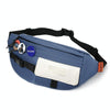 Multifunctional Chest Bag Shoulder Messenger Bag, Model: Blue+Badge