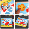 5 PCS KBX-017 Children Wooden Picture Puzzle Baby Early Education Toys(Panda)