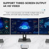 T8Plus Alder Lake-N100 4K Dual Band WIFI Bluetooth Office Game Portable Mini PC, Spec: 16G 128G US Plug