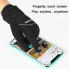WEST BIKING YP0211221 Winter Warm Fleece Riding Gloves Non-Slip Waterproof Touch Screen Gloves, Size: M(Black)