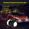 10 PCS 18mm 1.5W DC9-80V Motorcycle Eagle Eye Light Double Lens(White Light)