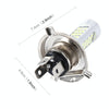2 PCS H4 10W 900LM 8000K 42 SMD-2835 LEDs Car Fog Lights, DC 12V(White Light)