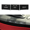 Car No. 3 Center Console Switch Button for BMW 3 Series M3 2005-2012, Left Driving