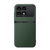 For Redmi K70 / Xiaomi Poco F6 Pro Litchi Leather Magnetic Full Coverage Shockproof Phone Case(Green)