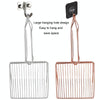 Rose Gold Metal Cat Litter Scoop with Extended Handle