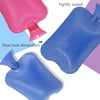 3000ml Large-Capacity Hot Water Bottle Injection Water Heating Foot Bed Warmer Quilt PVC Warmer Water Bag(Grey)