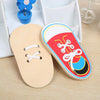Kids Educational Tool Children Wooden Toys Toddler Lacing Shoes Early Education Teaching Kids, Random Color Delivery