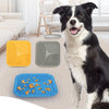 Silicone Licking Mat, Grey, Large - Slow Feeder Dog Bowl with Suction