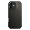 For iPhone 11 Litchi Texture TPU Black Lens Frame Phone Case(Black)