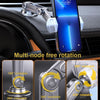 Aluminum Alloy Rotatable Lift Mobile Phone Holder Car Holder,Style: Magnetic Silver