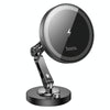 hoco HW26 Jacques Metal Magnetic Wireless Fast Charging Car Center Console Holder(Black)