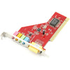 Crystal 4 Channel PCI Sound Card(Red)