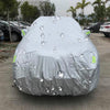 PEVA Anti-Dust Waterproof Sunproof SUV Car Cover with Warning Strips, Fits Cars up to 5.1m(199 inch) in Length