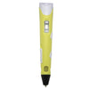 Hand-held 3D Printing Pen, EU Plug(Yellow)