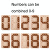 Addition and Subtraction Learning Blocks Early Education Puzzle Enlightenment Building Board(Numbers 0-9)