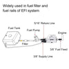 HF072-BK LS LS1 LS3 Fuel Rail Quick Connect Fitting Line Adapter AN6 3/8 Tube