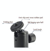 BH-904 Mini Desktop Aluminum Alloy Tripod Mini Ball Head 360 Degree Pan 90 Degree Tilt Tripod