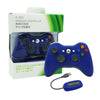 For Microsoft Xbox 360 / PC XB13 Dual Vibration Wireless 2.4G Gamepad With Receiver(Blue)