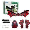 Rockwoo R02 Electric Dinosaur Wings with Lighting and Music(Red)