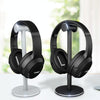 Head-mounted Metal Earphone Holder Internet Cafe Desktop Display Stand(Black)