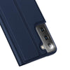 For Samsung Galaxy S21+ 5G DUX DUCIS Skin Pro Series Horizontal Flip PU + TPU Leather Case with Holder & Card Slots(Blue)
