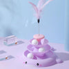 Cat Turntable Toy with Teaser, Pink & Purple