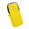 Mini Host Storage Case Zipper Protection Nylon Soft Cloth Bag for Switch Lite(Yellow)