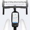 WHEEL UP Hard Shell Bicycle Bag Front Beam Bag Mountain Bike mobile Phone Touch Screen Tube Bag Riding Equipment(White reflective models)