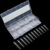 240 PCS/Box Thin Soft Transparent Nail Pieces, Shape: Extra Long Ballet Nails