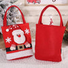 Cute Large Capacity Christmas Decorations Gift Bag Kids Candy Tote Bag(Santa Claus)