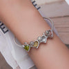 BSC660 Month Birth Stone Bracelet Beads 925 Silver Love Pearl Accessories, Style: July