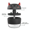 WT-H21 Devil Atomizing Humidifier with Colorful Night Lights, Water Tank Capacity: 200mL(Black)