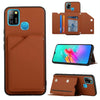 For Infinix Smart 5 / Hot 10 Lite Skin Feel PU + TPU + PC Phone Case(Brown)