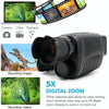 Video Pictures 5X HD 1080P Digital Night Visual Instrument Infrared Single Tube Binoculars+32G Memory+4 in 1 Reader