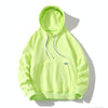Men Lose Solid Color Sweatshirt, Color: Fruit Green(XXXL)