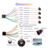 6.86inch Dual Butt Button Knob Player MP5 With Backup Camera Function / Bluetooth / CarPlay(Standard)