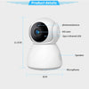 3MP WiFi Security Camera | Pan & Tilt | Night Vision | V380 Pro App (US Plug)