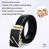 Dandali Casual Men Automatic Buckle Belt Business Soft Leather Pants Band, Length (cm): 110cm(ZD-15)
