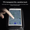 Rhinowalk Bicycle Front Tube Bag Waterproof Mobile Phone Touch Screen Multi-function Bicycle Handlebar Bag(Carbon Fiber Black)