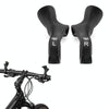 WEST BIKING Bike Cow Horns Fluorescent Deputy Handle Riding Equipment(Black)
