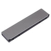 F18 Ultra-slim Rechargeable Foldable 58 Keys Bluetooth Wireless Keyboard with Holder (Grey)