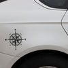 10 PCS  Art Design Vinyl NSWE Compass Car Stickers Decals, Black + White