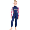 DIVE & SAIL Children Outdoor Sunscreen Long Sleeve Speed Dry Diving Suit, Size: XXL(Navy)